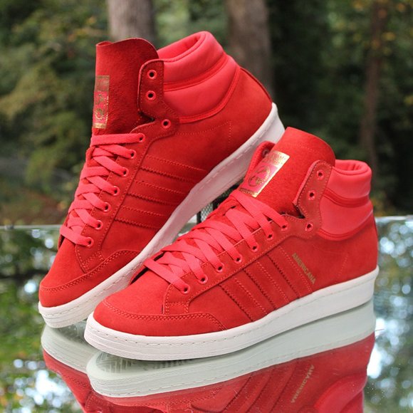 Adidas Americana Hi 88 Red Suede Men’s Size 9.5 main image 14